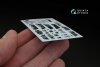 Quinta Studio QD48051 F/A-18F late / EA-18G 3D-Printed & coloured Interior on decal paper (for Hasegawa kit) 1/48